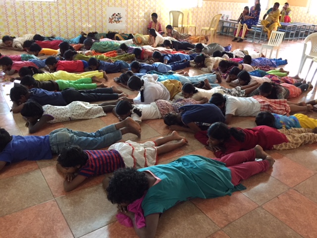 Yoga at Orphanage 1