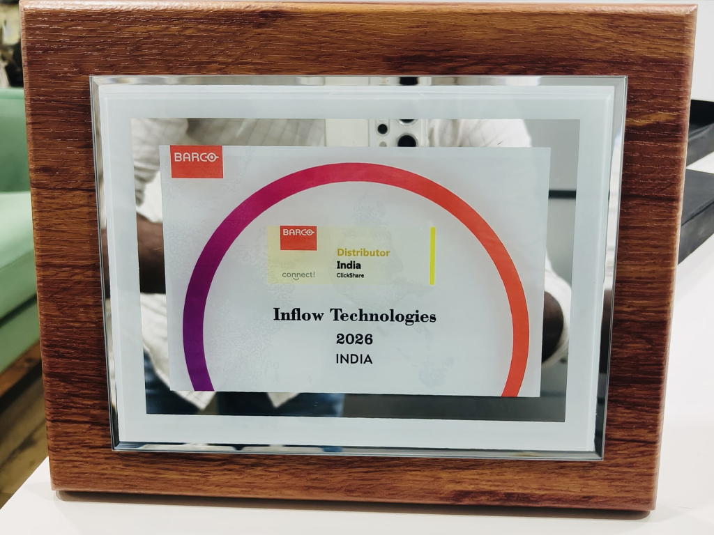 Distributor-of-the-Year-2026-award-from-ClickShare-by-Barco